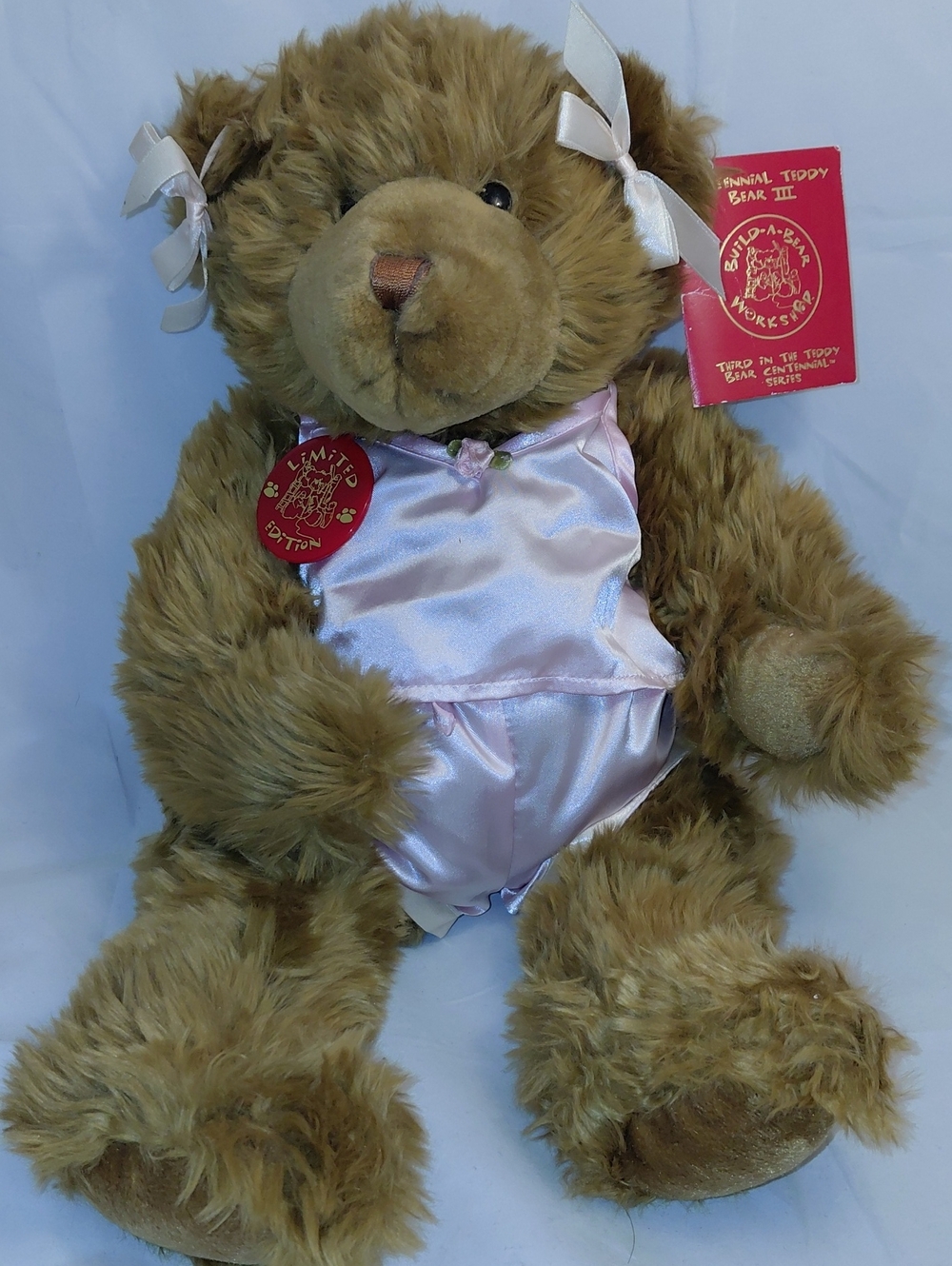 Vintage Build A Bear Limited Edition Centennial Teddy Bear III Plush 18" Stuffed